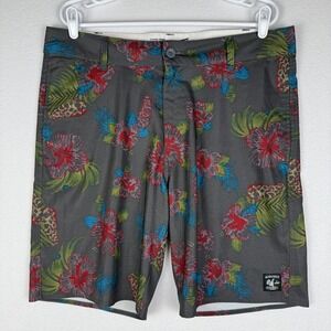 Vans Vanphibian Hybrid Shorts Mens 36 Floral‎ Chino Beach Surf Skater
